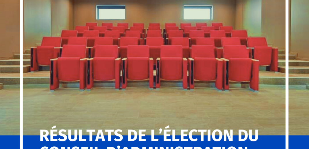 'Résultats | Élection du Conseil d’administration du CDG33