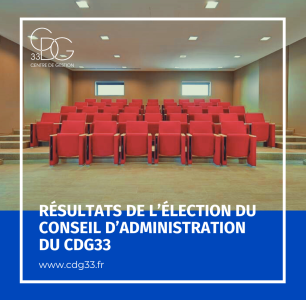 Résultats | Élection du Conseil d’administration du CDG33